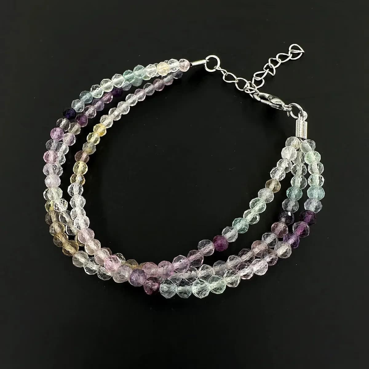 Rainbow Florit Bileklik 3mm