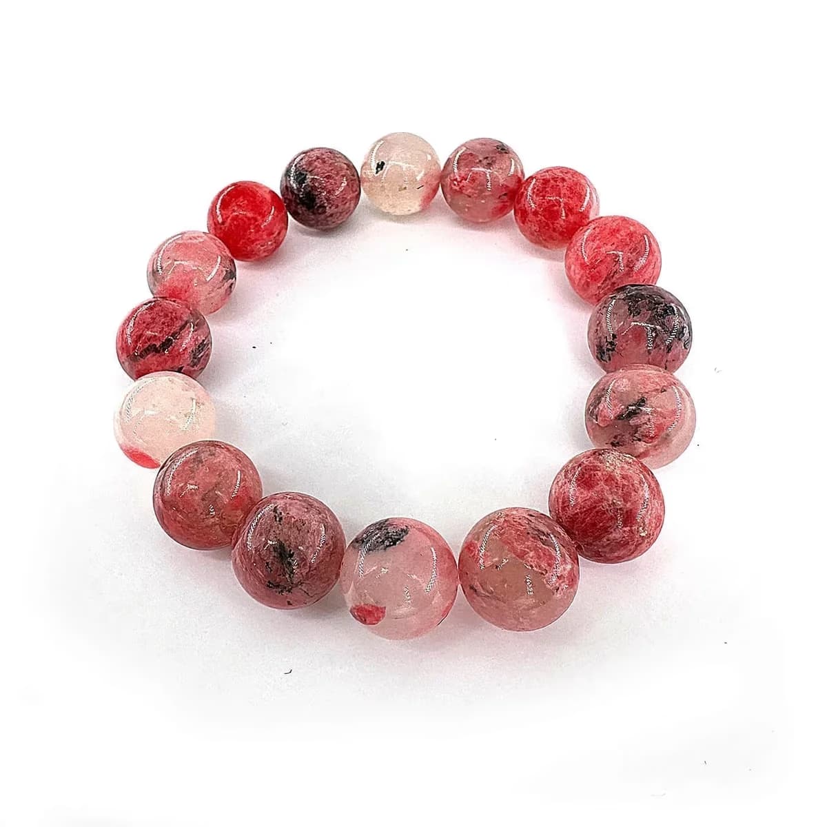 Sakura Rodonit Bileklik 6A 12mm