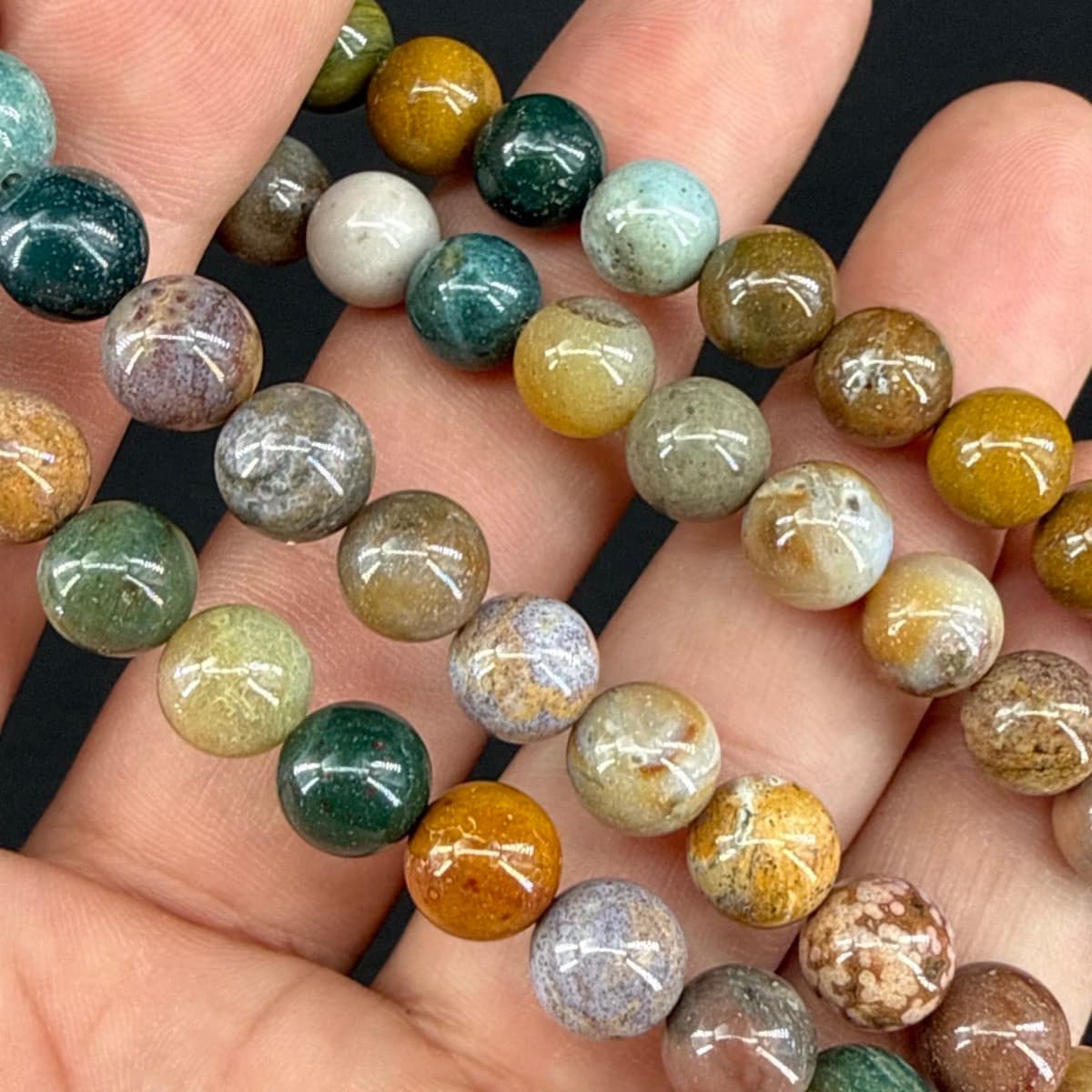 Ocean Jasper Dizi 8mm
