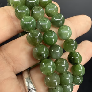 Kanada Yeşim Bileklik 10mm - Orijinal Şifalı Kristal - Görsel 1