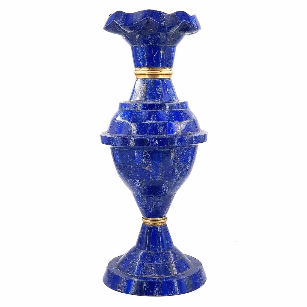 Lapis Lazuli Vazo İncele ve Satın Al Lapis Lazuli Vazo - Orijinal Doğal Taş ve Şifa Kristali Görsel 1