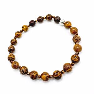 Miriam Jasper Bileklik 6mm - Orijinal Şifalı Kristal - Görsel 1