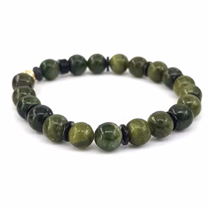Serpentin Bileklik 8mm - Orijinal Şifalı Kristal - Görsel 1