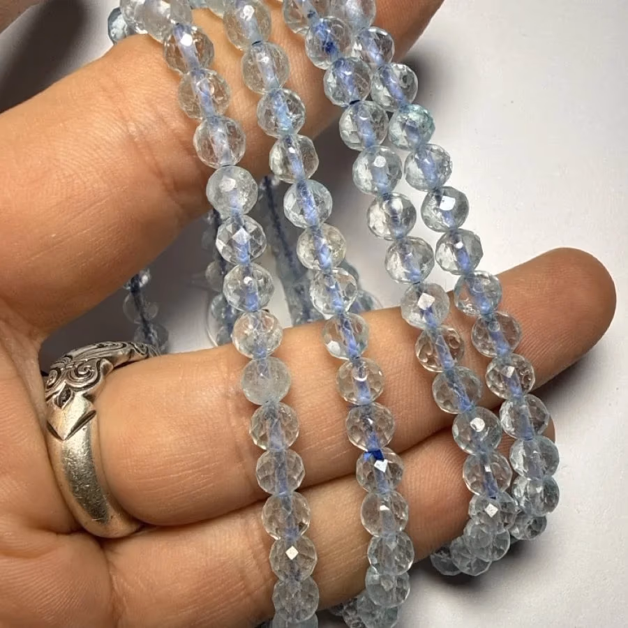 Topaz Faset Bileklik 6 mm İncele ve Satın Al Topaz Faset Bileklik 6 mm - Orijinal Doğal Taş ve Şifa Kristali Görsel 1