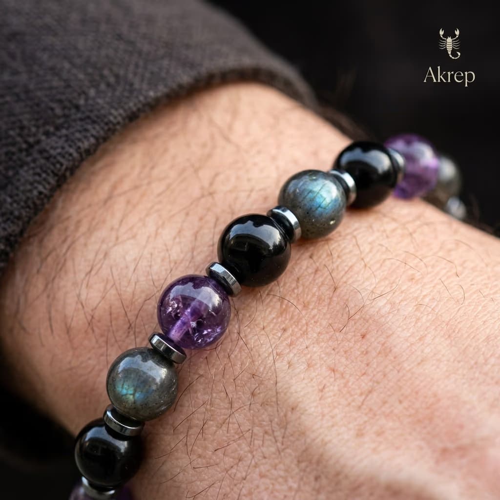 Akrep Burcu Unisex Bileklik 8mm