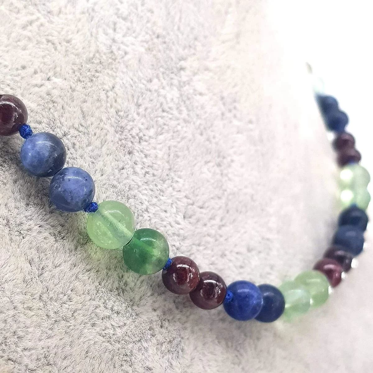Ayarlanabilir Çocuk Odaklanma Kolyesi 6mm - Orijinal Şifalı Kristal - Görsel 2