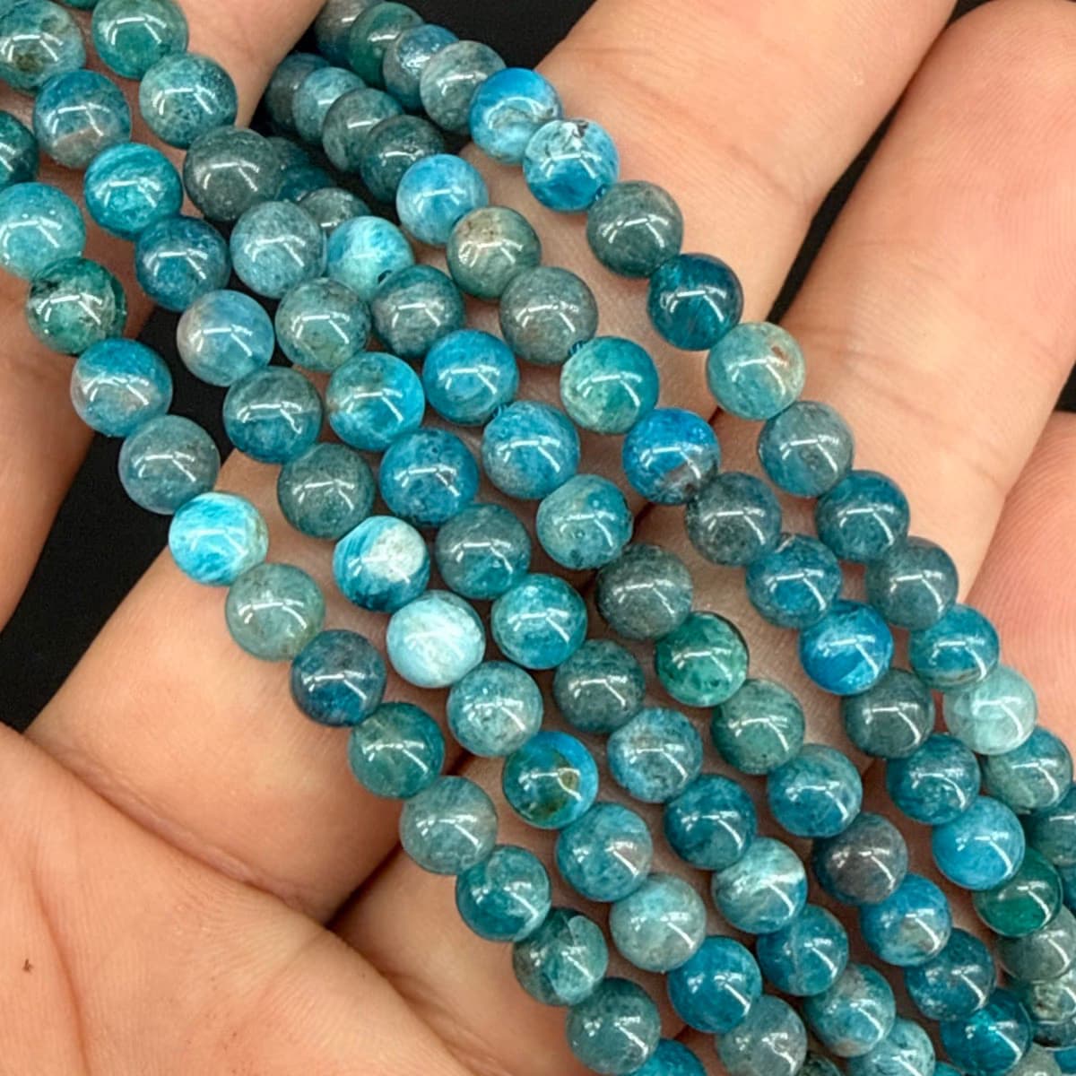 Blue Apatit Dizi 6mm AA+