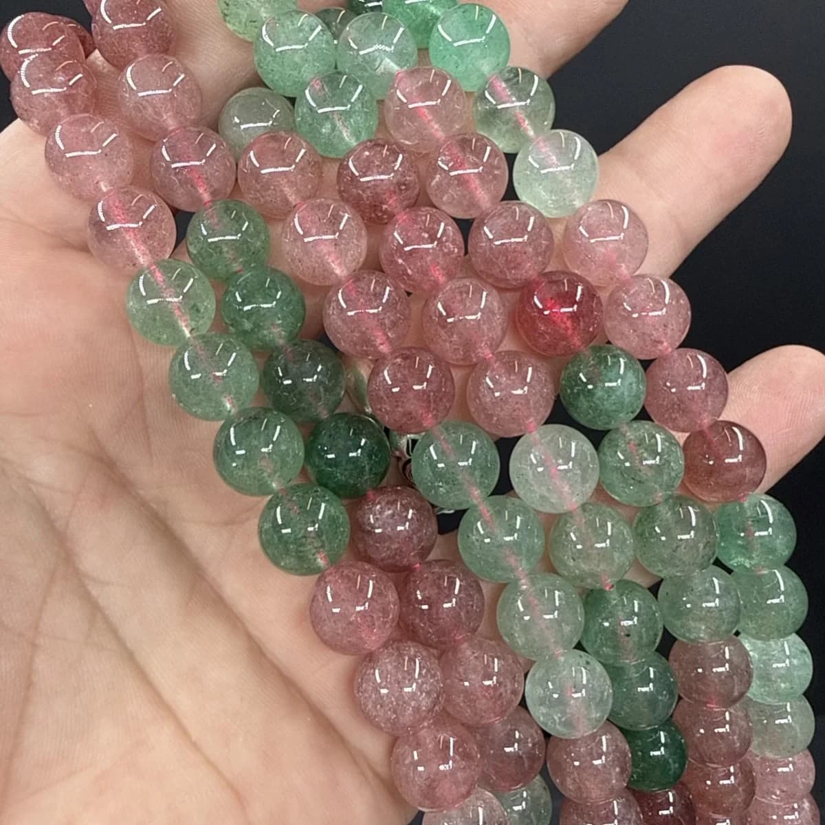 Çilek Kuvars Dizi 10 mm