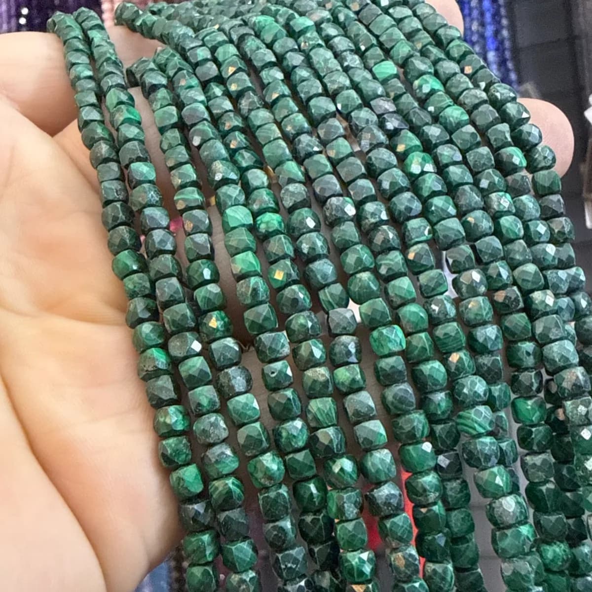 Dizi Malakit Küp 4 mm