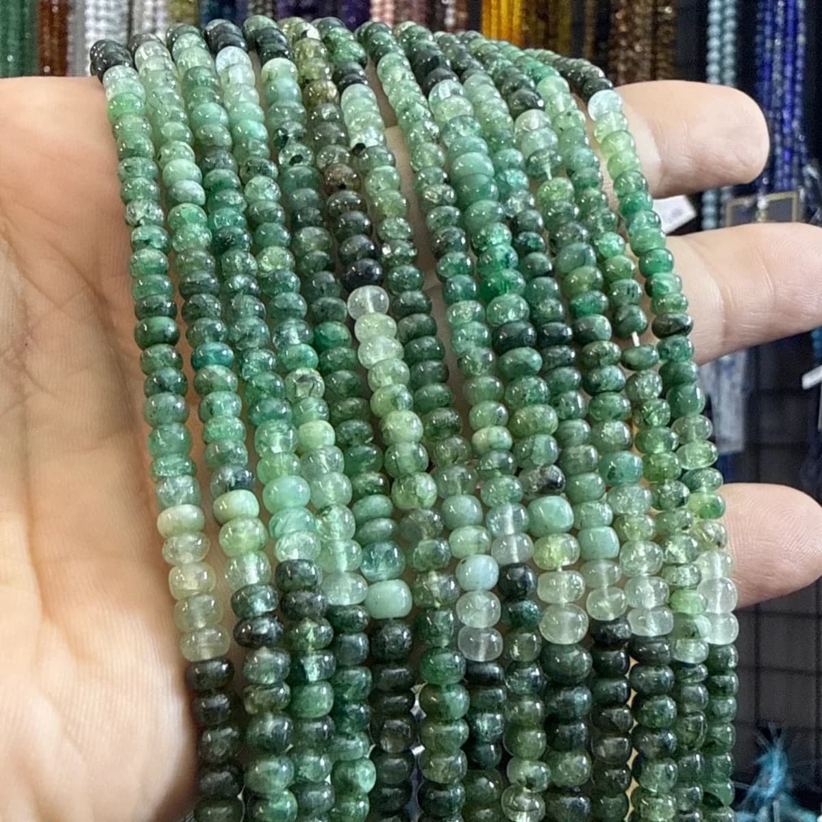 Dizi Zümrüt (Rondela) 5mm