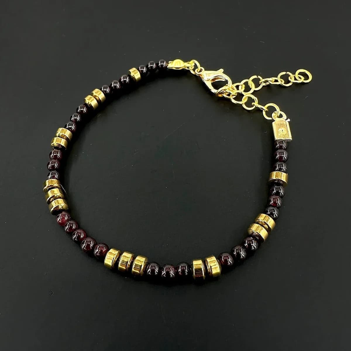 Garnet Bileklik 3mm