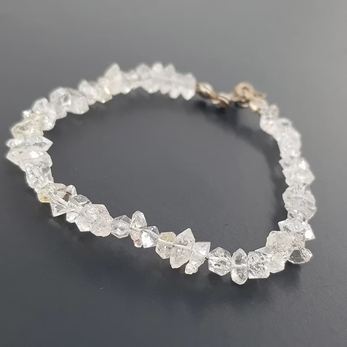 Herkimer Kuvars Çift Uçlu Doğal (Gümüş)