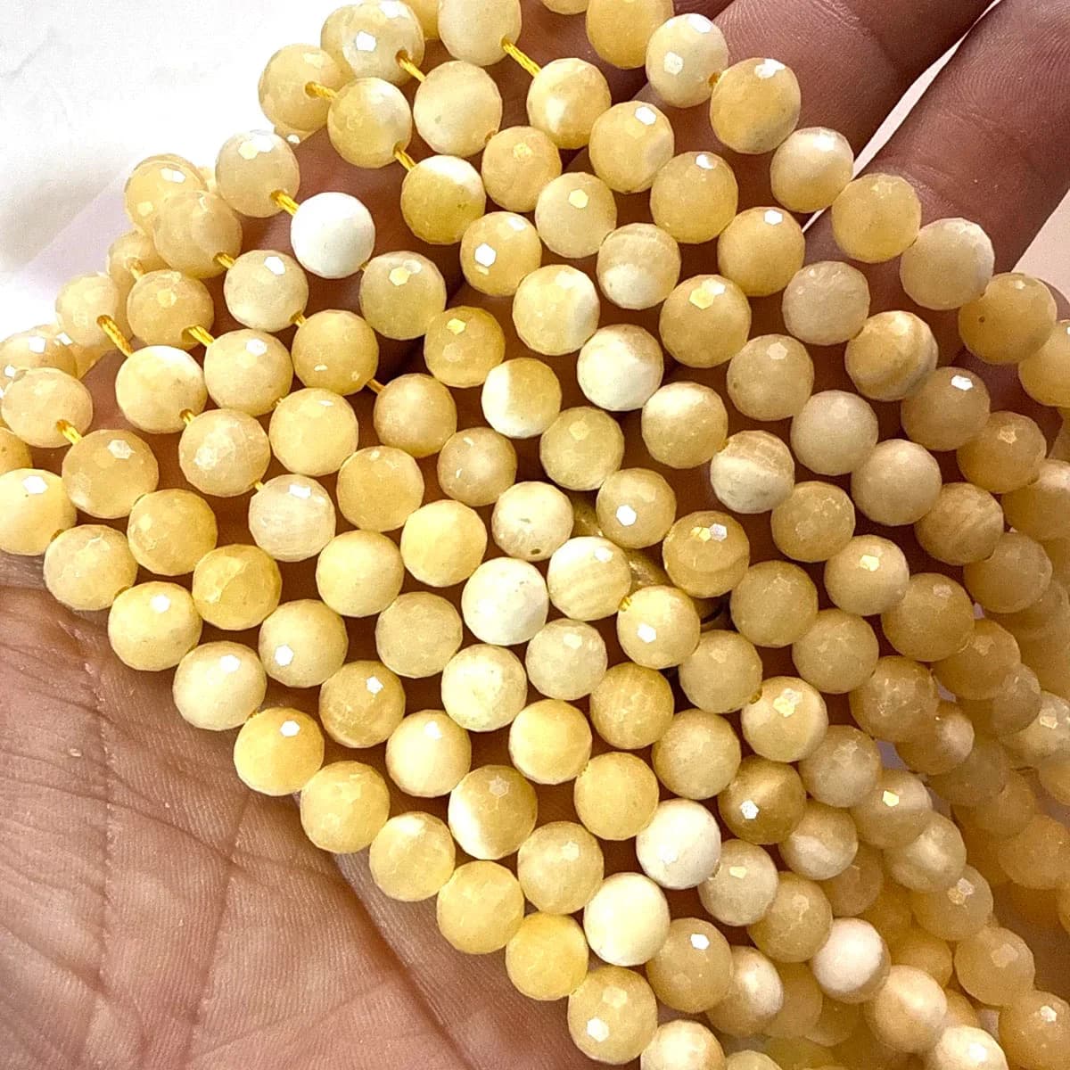 Kalsit Faset Dizi 8 mm