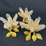 Kuvars Diş Obje Gold Pirinç Orijinal Kristal Detay Görseli 3