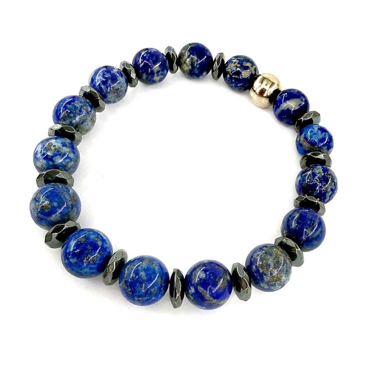 Lapis Lazuli Doğaltaş Bileklik 10mm - Orijinal Şifalı Kristal - Görsel 1