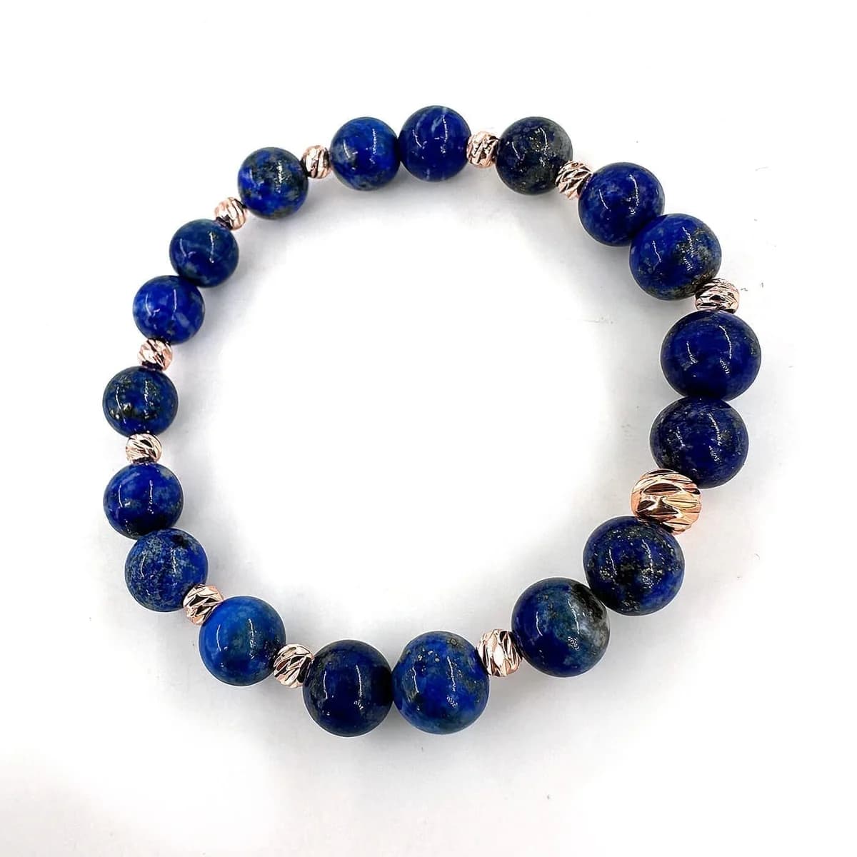 Lapis Lazuli Bileklik 8mm - Orijinal Şifalı Kristal - Görsel 1