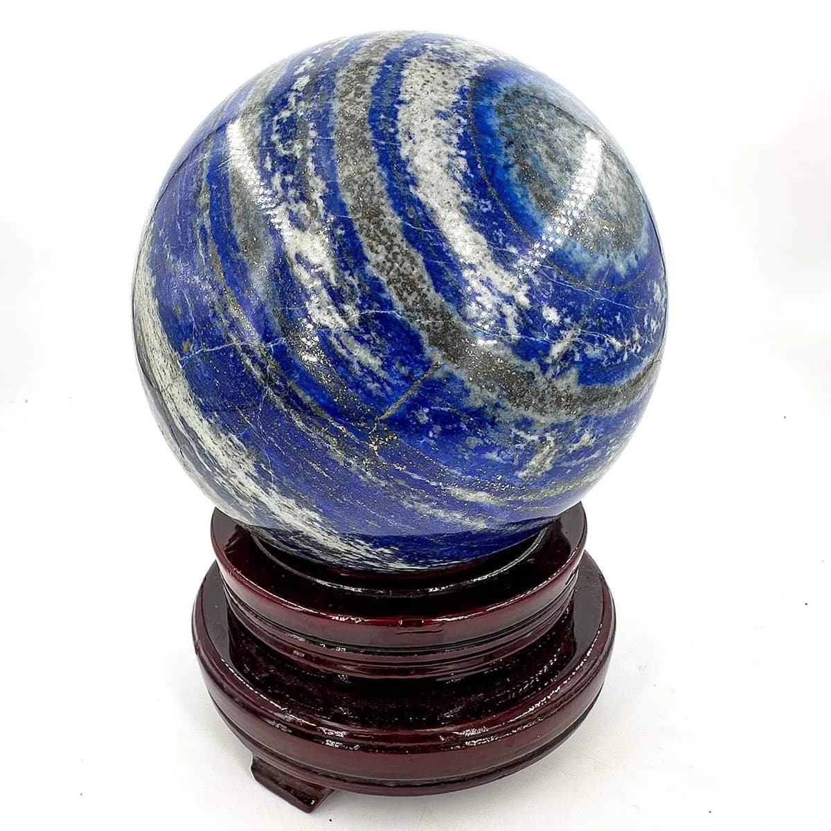 Lapis Lazuli Küre - Orijinal Şifalı Kristal - Görsel 1