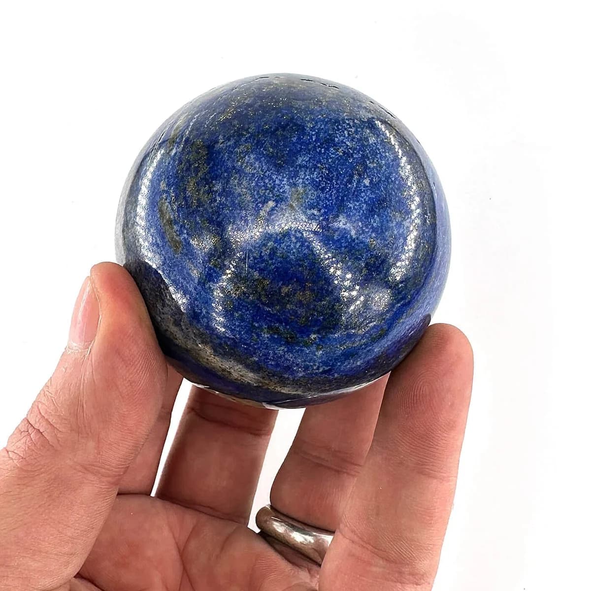 Lapis Lazuli Küre - Orijinal Şifalı Kristal - Görsel 1