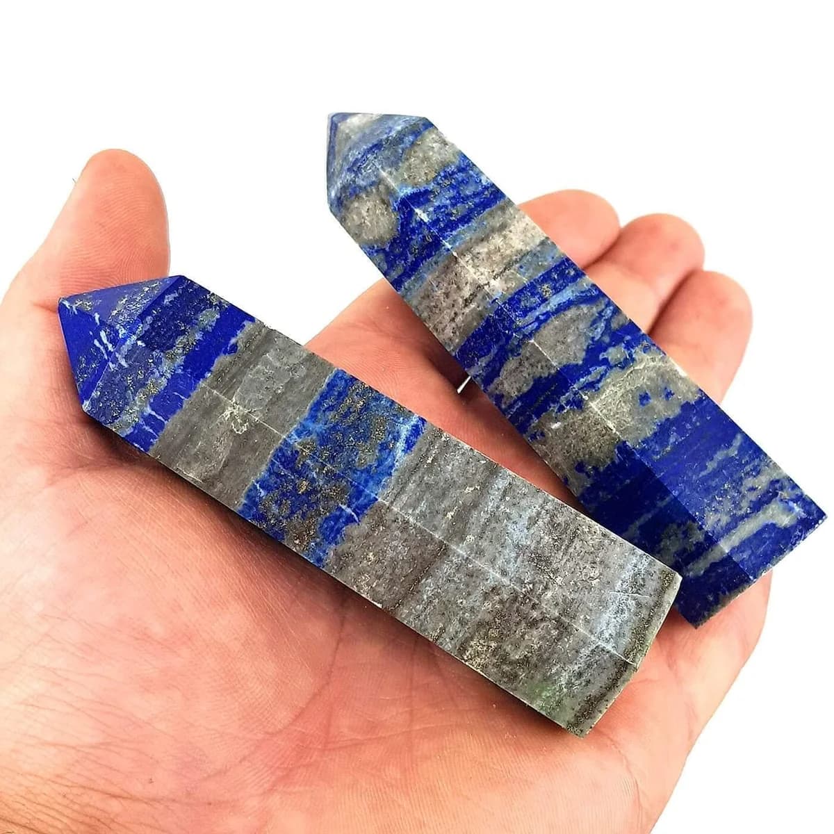 Lapis Lazuli Obelisk - Orijinal Şifalı Kristal - Görsel 1