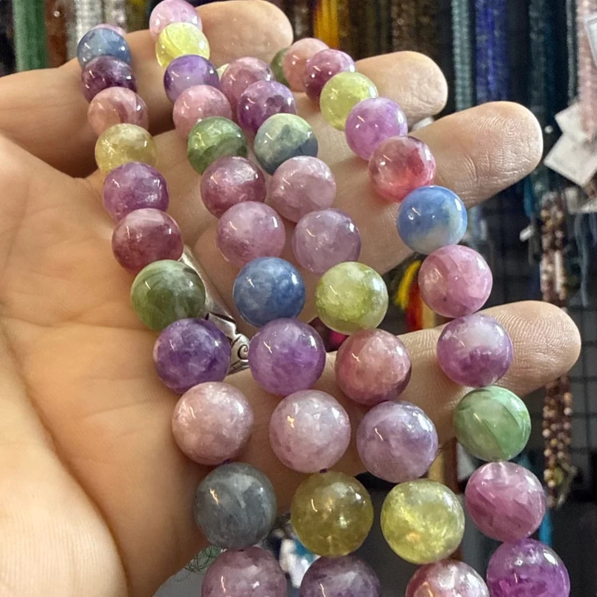 Lepidolit Multicolor Dizi 10 mm