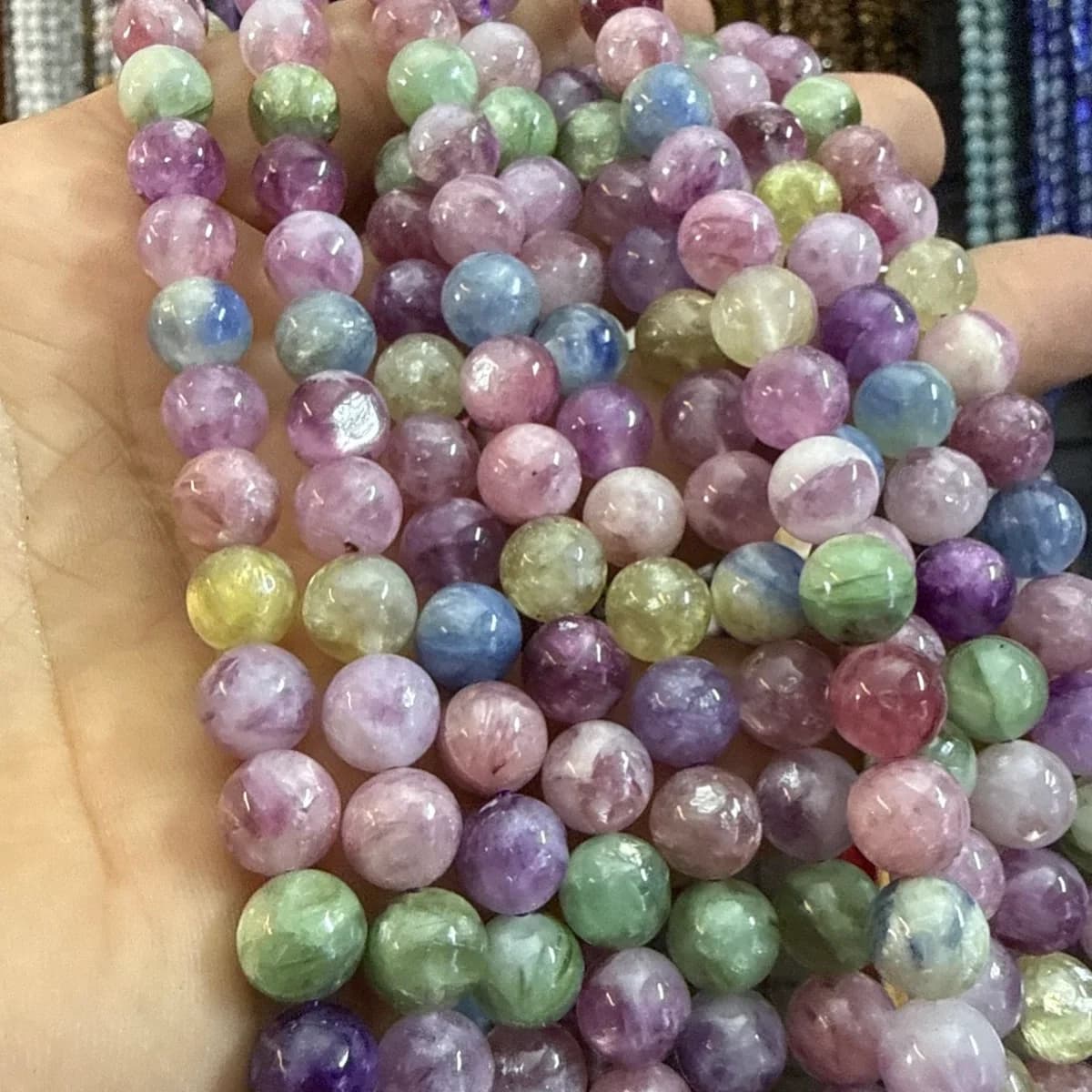 Lepidolit Multıcolor Dizi 8 mm