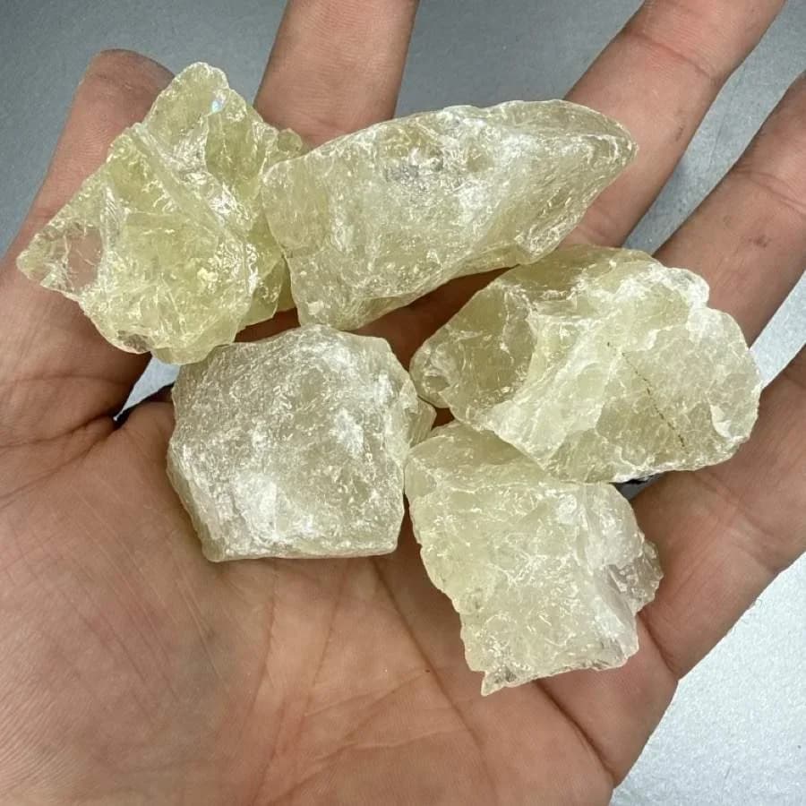 Limon Kuvars Ham Taş - Orijinal Şifalı Kristal - Görsel 1