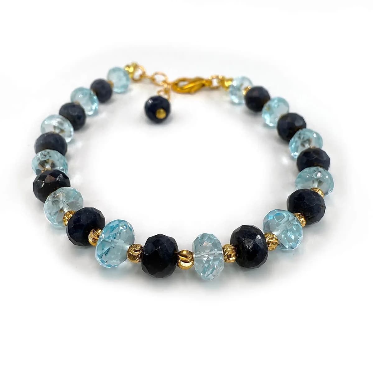 Mavi Topaz / Safir Bileklik