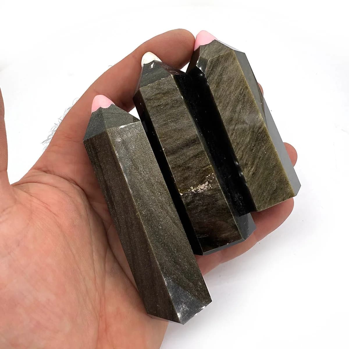 Obsidiyen Obelisk - Orijinal Şifalı Kristal - Görsel 1