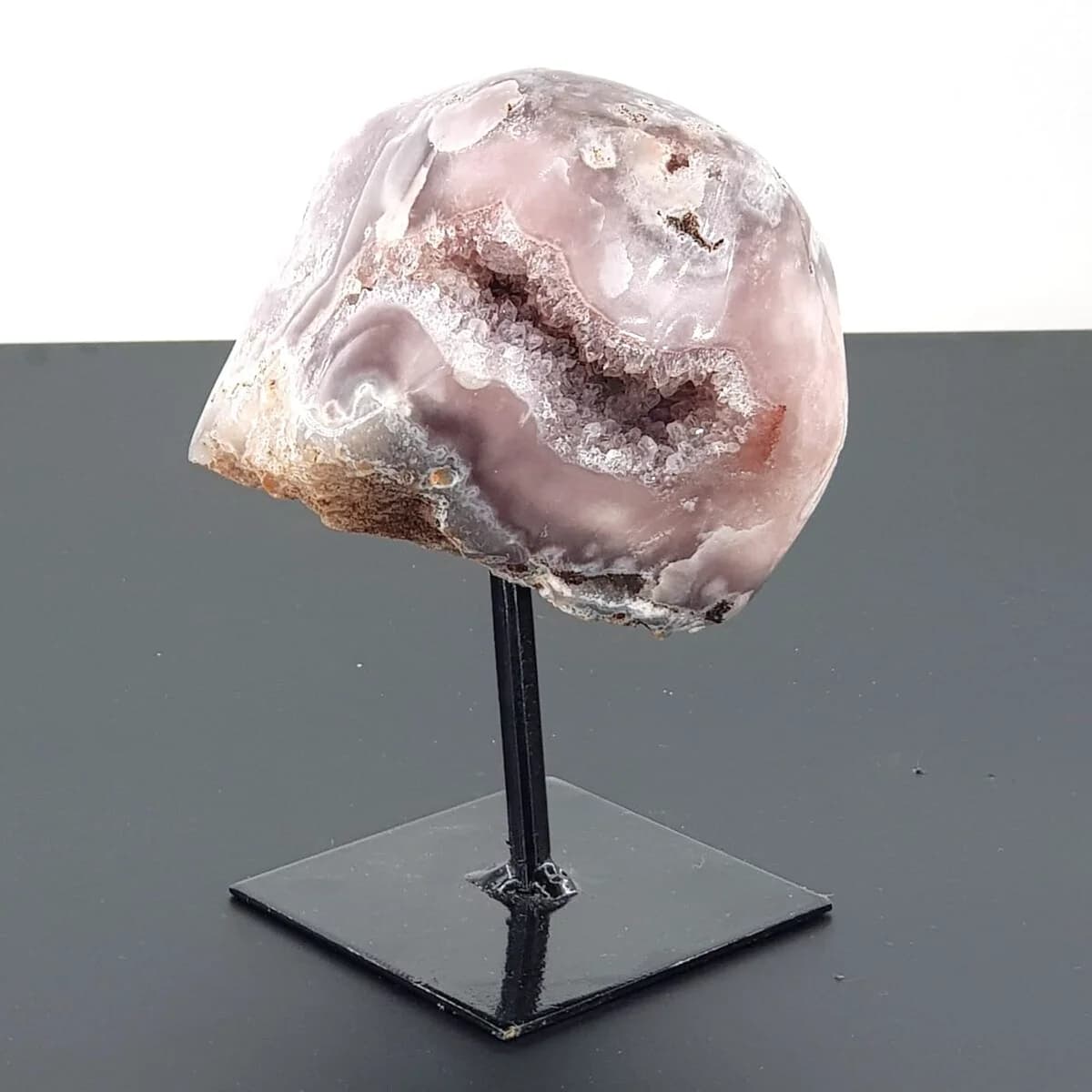Pembe Ametist (Standlı) Orijinal Kristal Detay Görseli 2