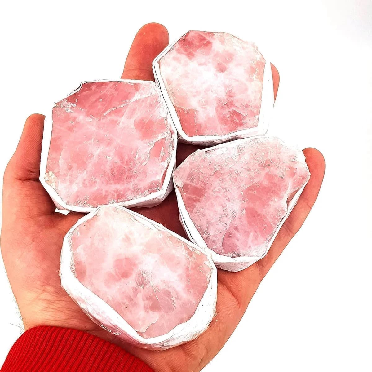 Pembe Kuvars Ham Taş Mini