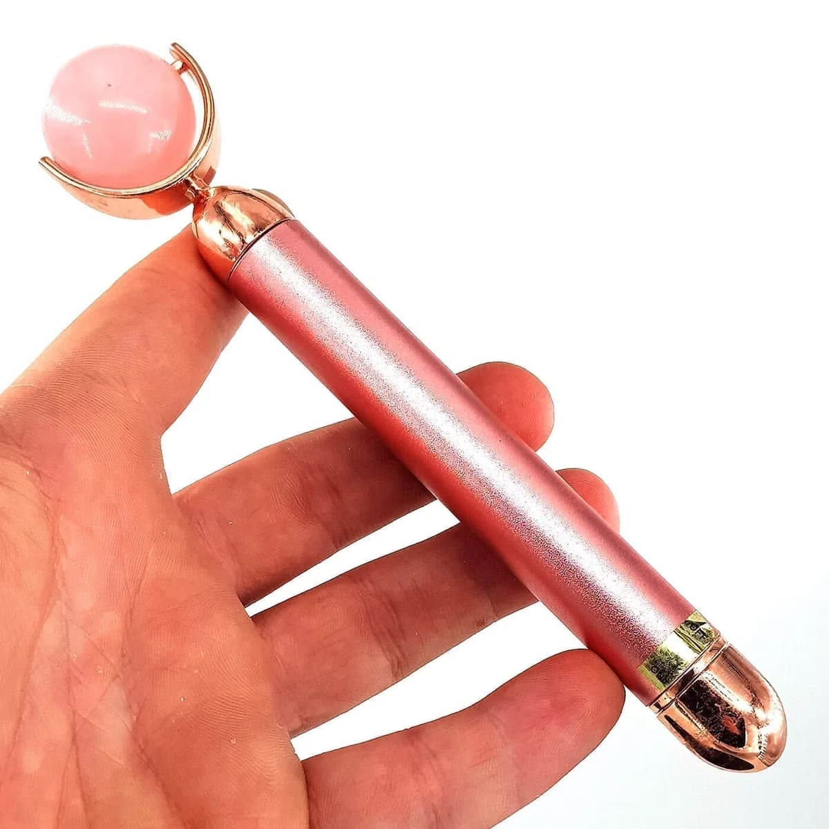 Pembe Kuvars Titreşimli Roller