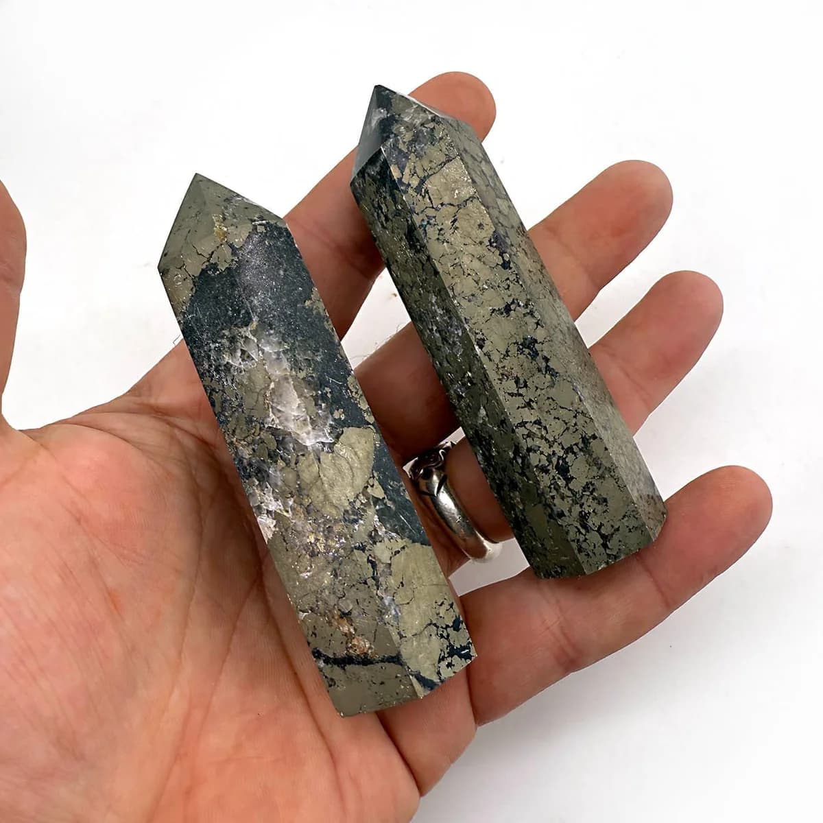 Pirit Obelisk - Orijinal Şifalı Kristal - Görsel 1