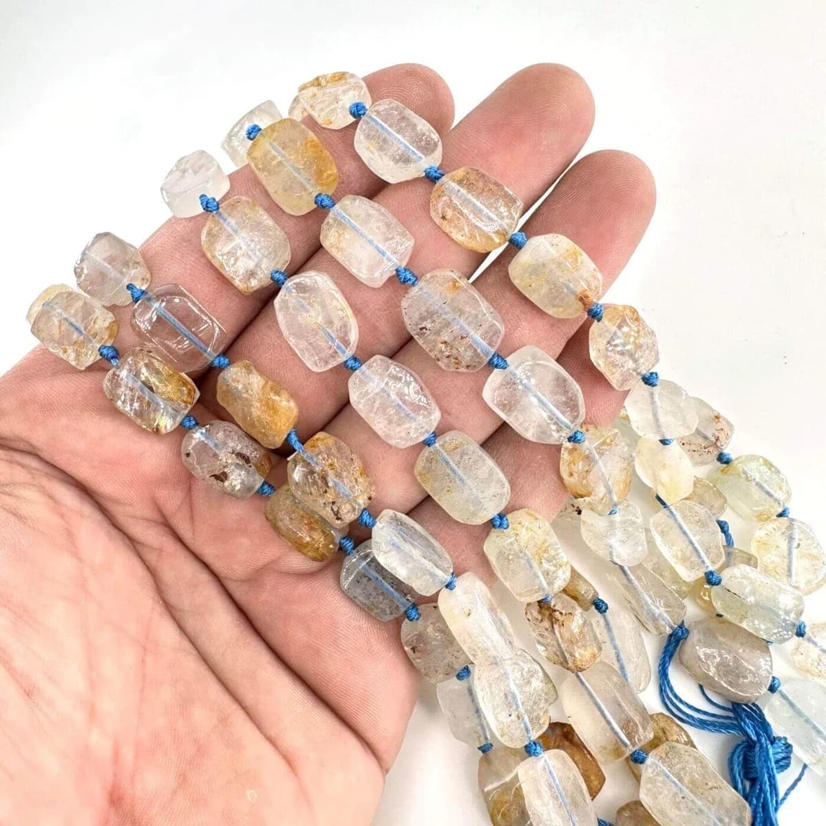 Topaz Dizi 15x12x5mm - Orijinal Şifalı Kristal - Görsel 1