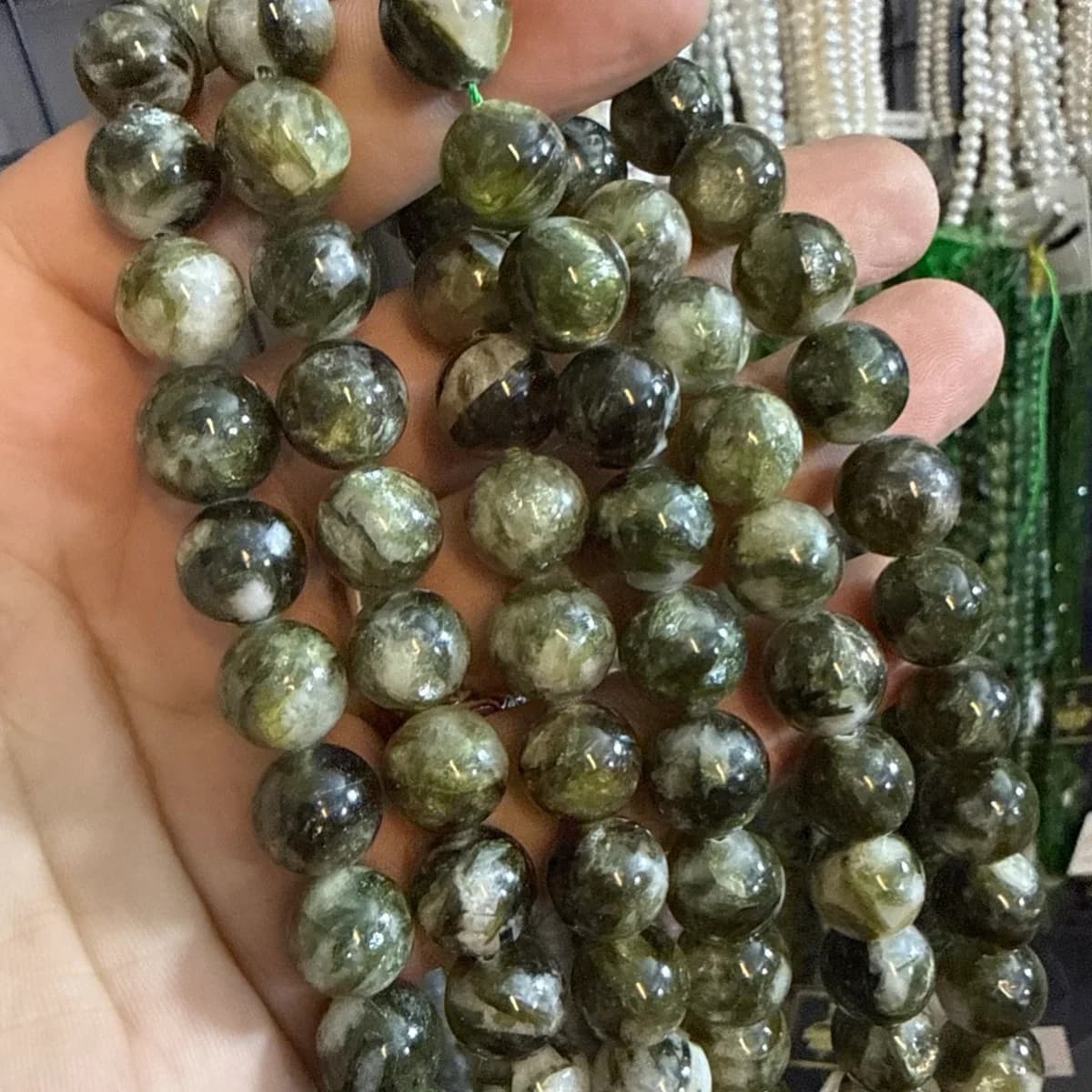 Yeşil Lepidolit Dizi 12 mm