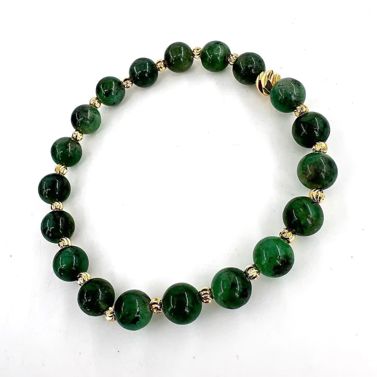 Zümrüt Bileklik 8mm