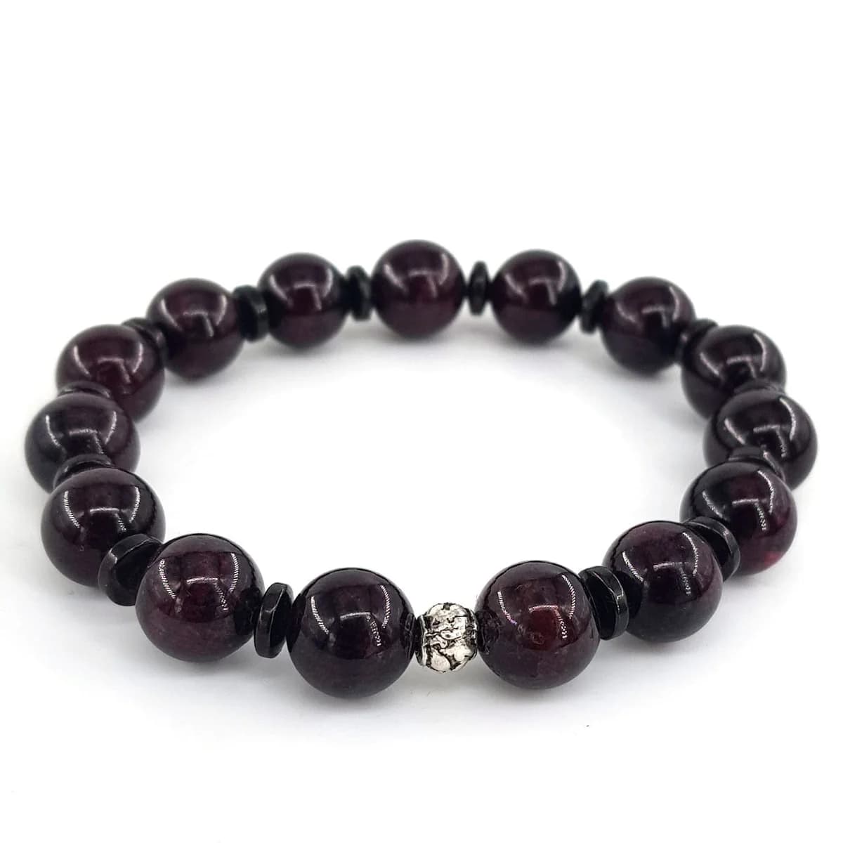 Garnet (Lal) Bileklik 10mm İncele ve Satın Al Garnet (Lal) Bileklik 10mm - Orijinal Doğal Taş ve Şifa Kristali Görsel 1