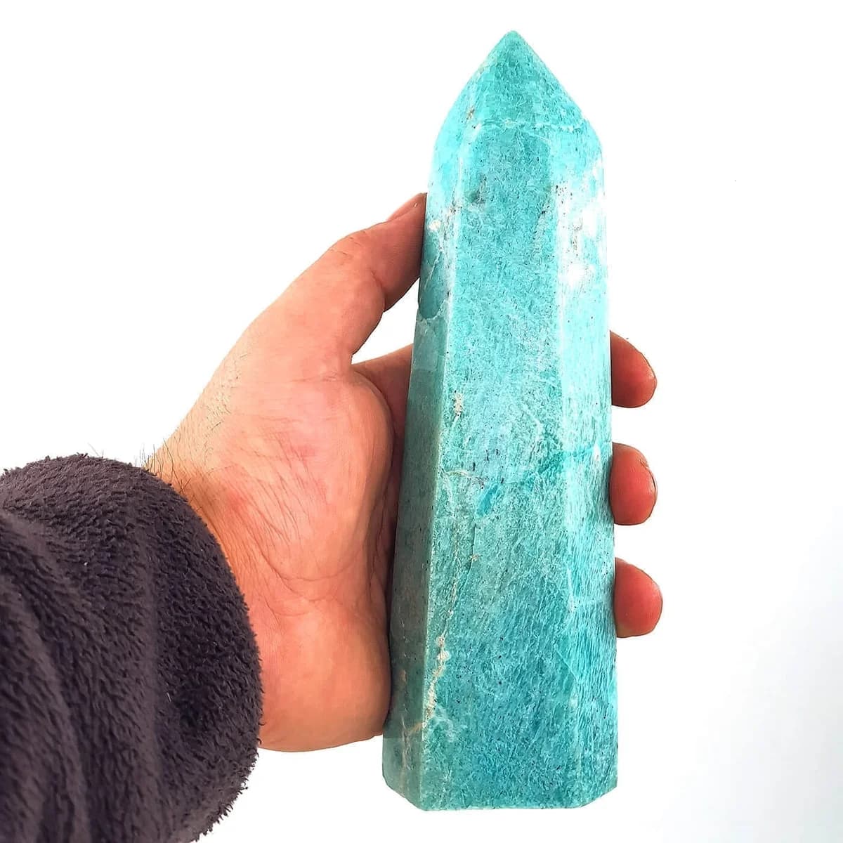 Amazonit Obelisk İncele ve Satın Al Amazonit Obelisk - Orijinal Doğal Taş ve Şifa Kristali Görsel 1