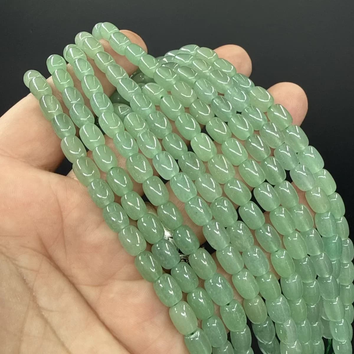 Aventurin Arpa Dizi 6x8 mm