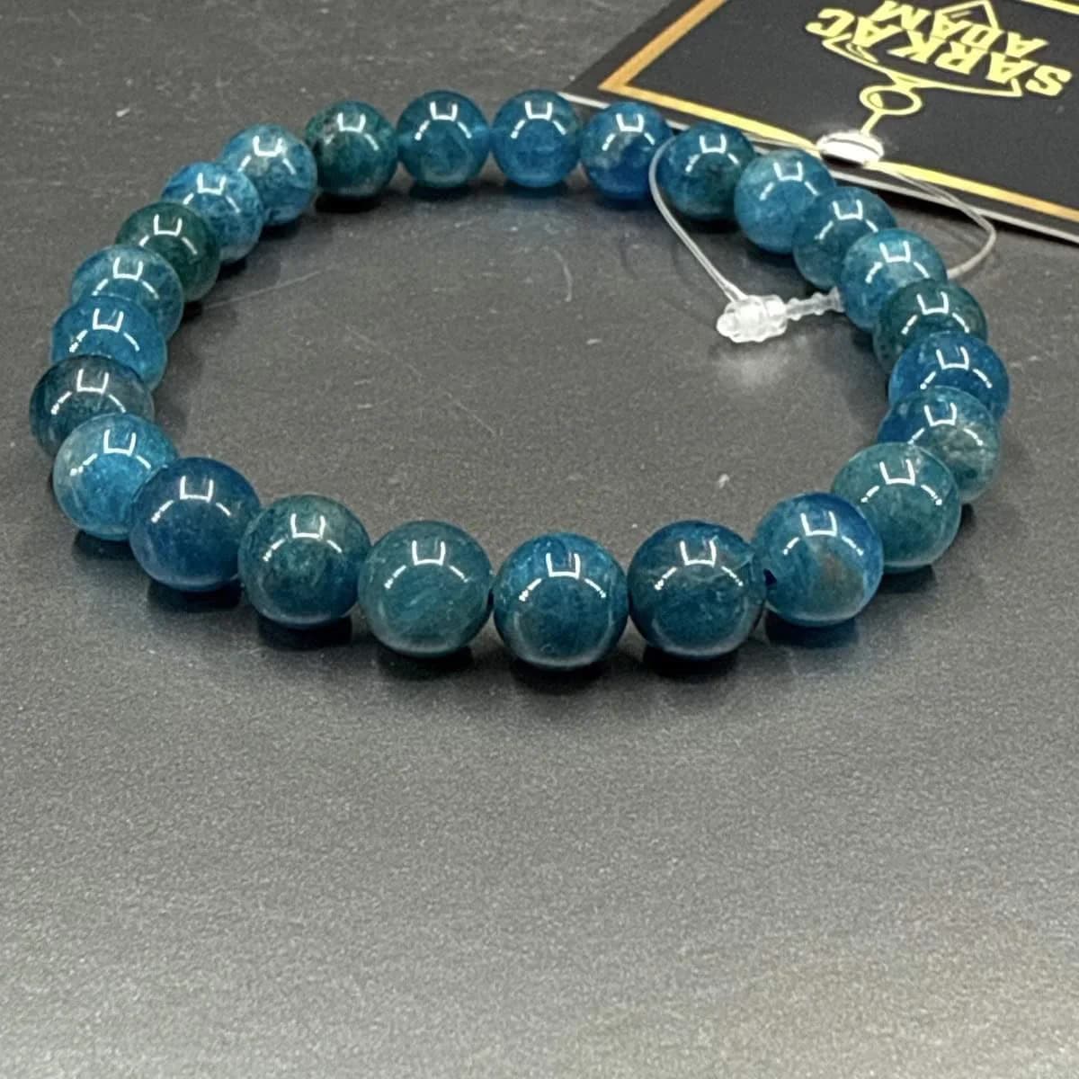Blue Apatit A+ Bileklik 8 mm