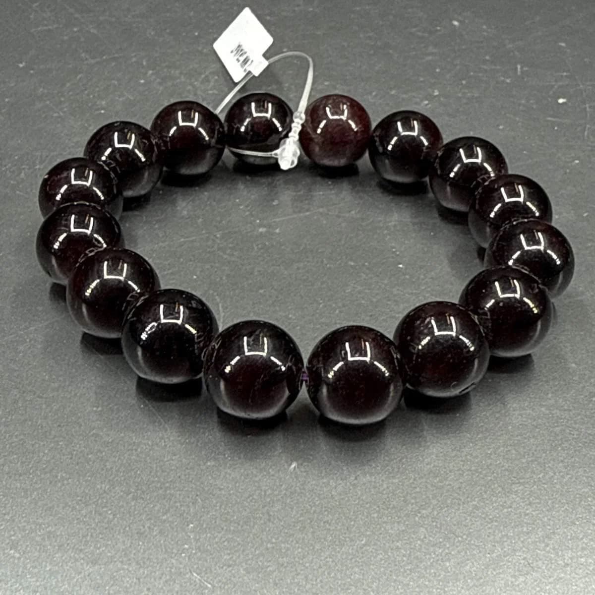 Garnet Bileklik 12 mm