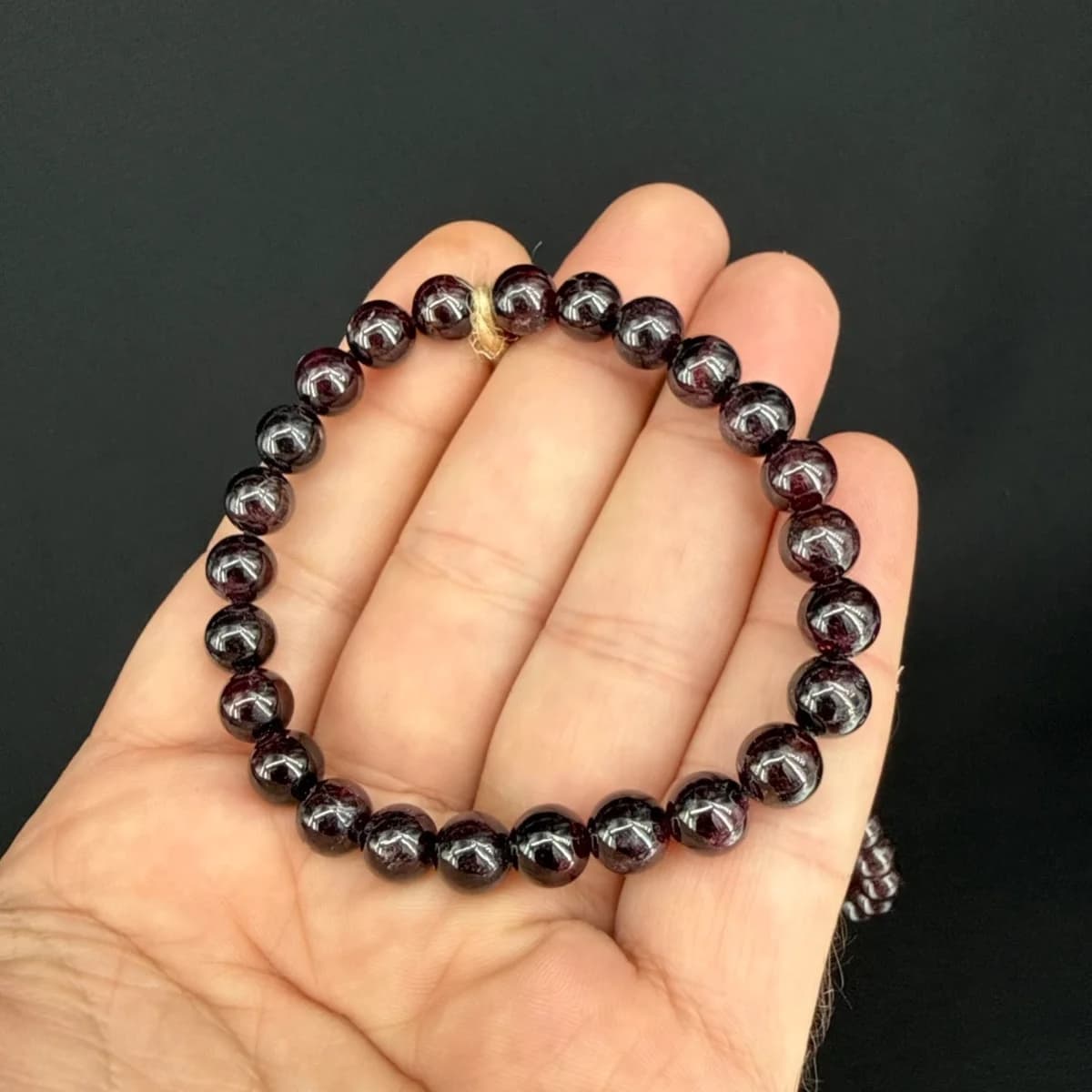 Garnet Bileklik 8 mm