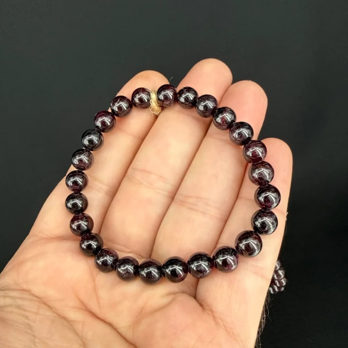 Garnet Bileklik 8 mm