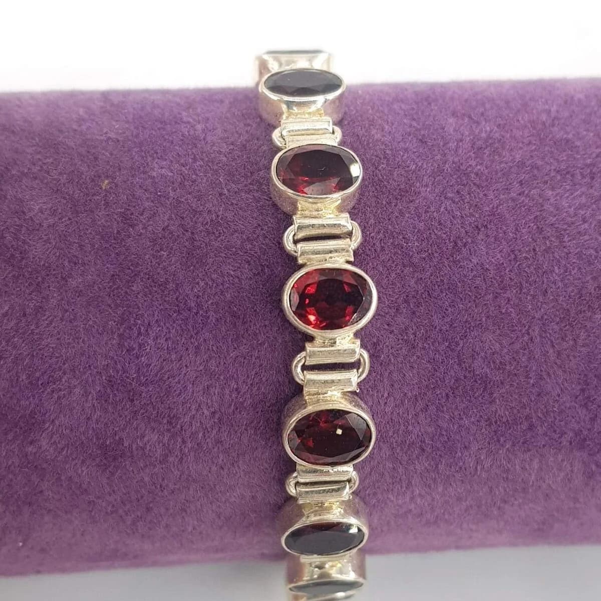 Garnet (Lal) Künye (Gümüş)