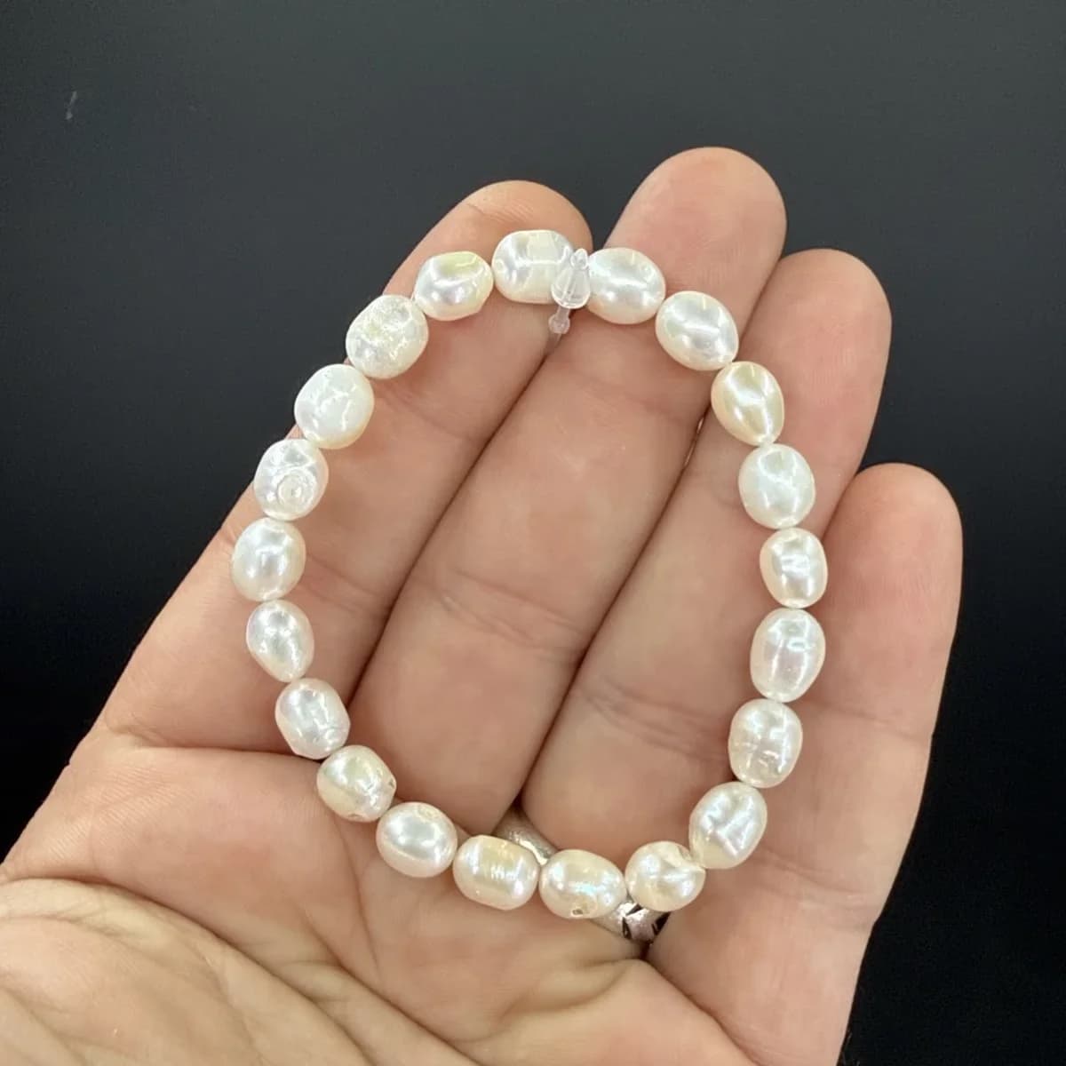 İnci Bileklik 8 mm Arpa