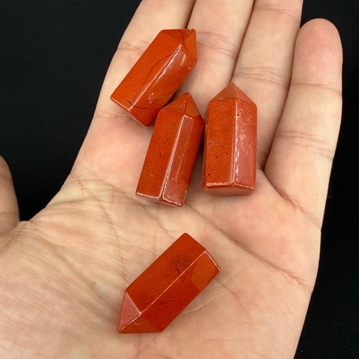 Jasper Kırmızı Obelisk Mini