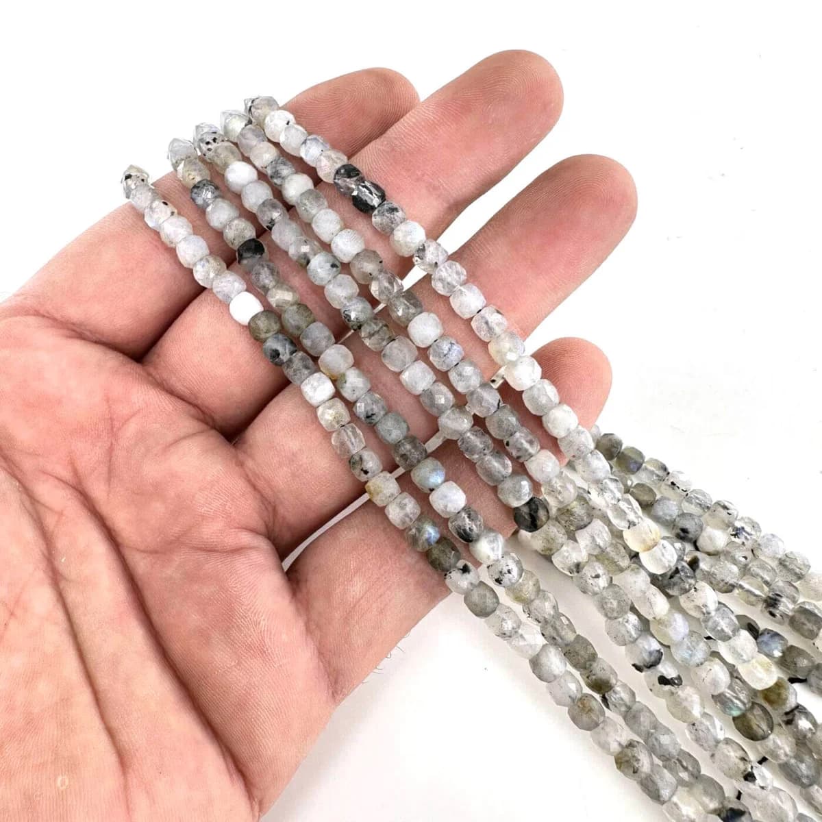 Labradorit Dizi 3mm Küp