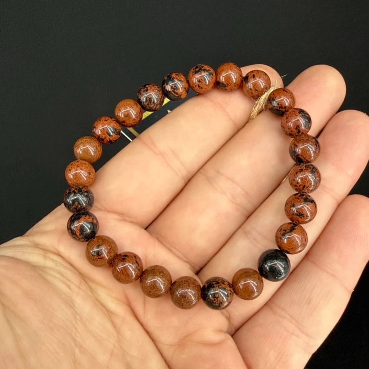 Mahogany Obsidiyen Bileklik 8 mm