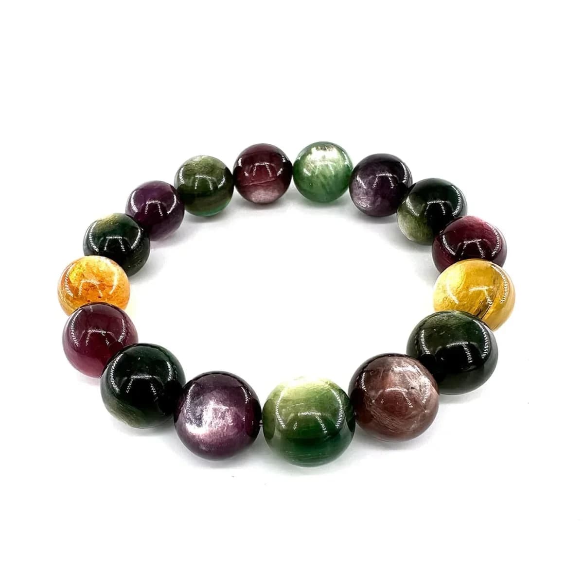Mix Lepidolit Bileklik 12mm AAA+