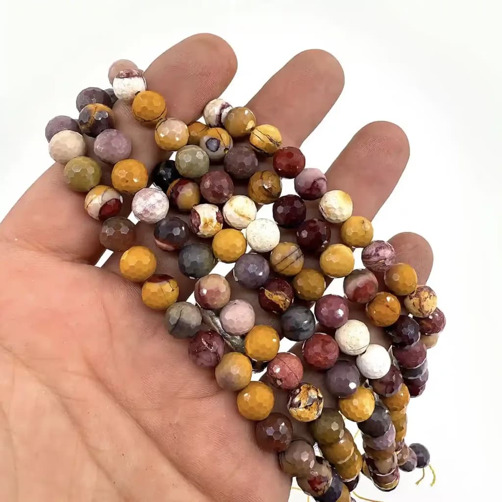 Mokait Jasper Faset Dizi 8mm İncele ve Satın Al Mokait Jasper Faset Dizi 8mm - Orijinal Doğal Taş ve Şifa Kristali Görsel 1