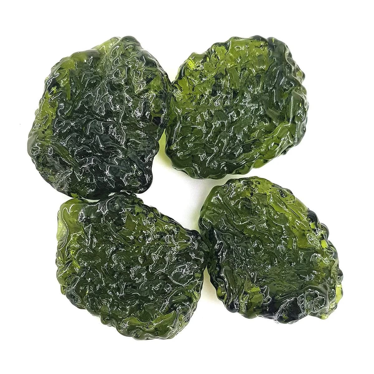 Moldovit Ham Taş (Meteorit)